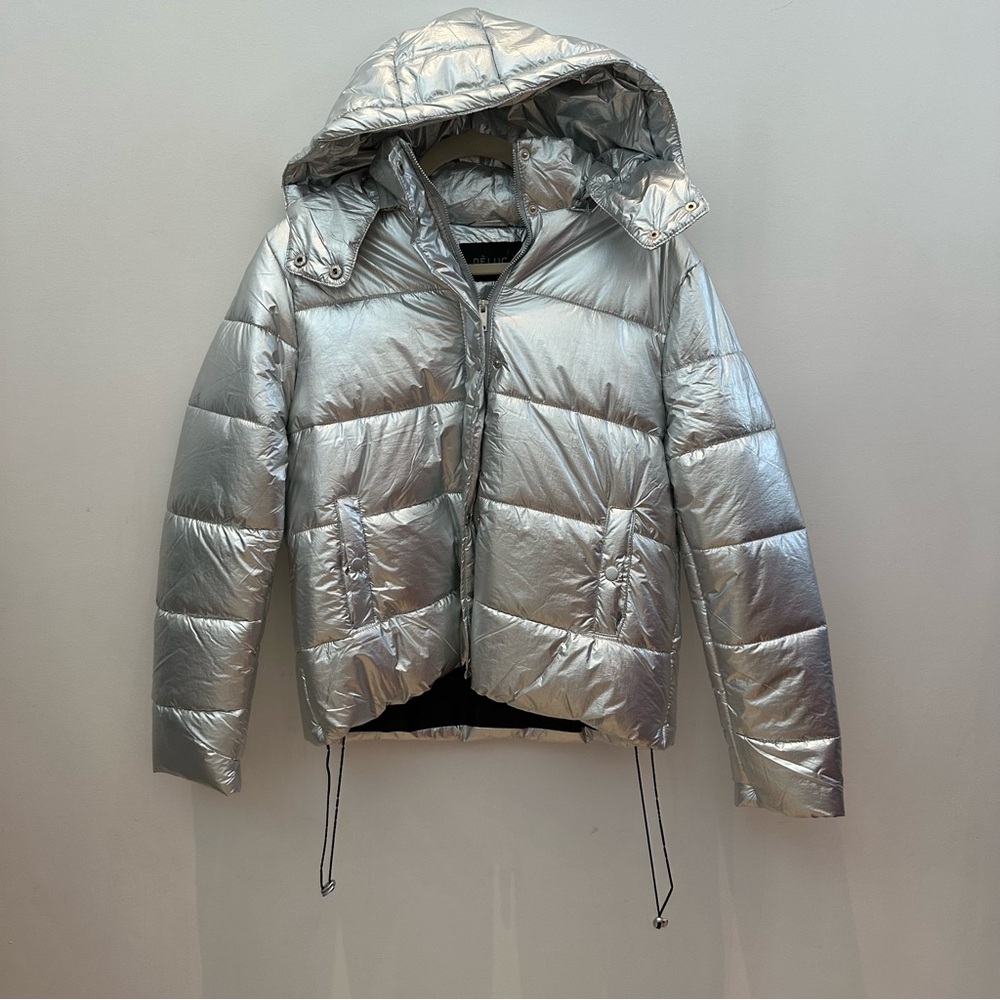 NWT Deluc Silver Women's Puffer Jacket